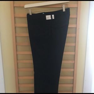 Navy modern boot dress pants
